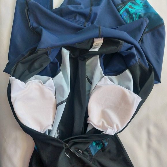 SBART Women's Full Body Rash Guard 1 Piece Swimsuit Snorkeling Surfin Size L - Picture 4 of 9